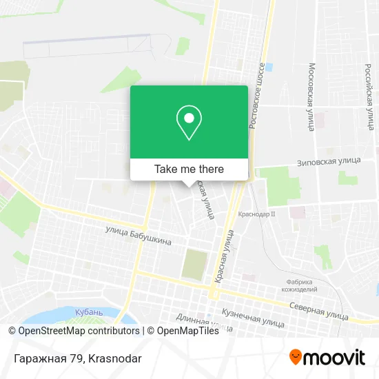 Гаражная 79 map