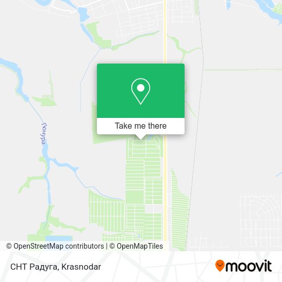 СНТ Радуга map