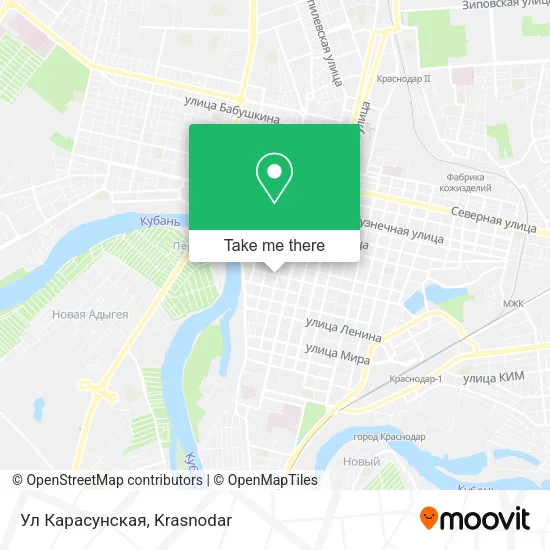 Ул Карасунская map