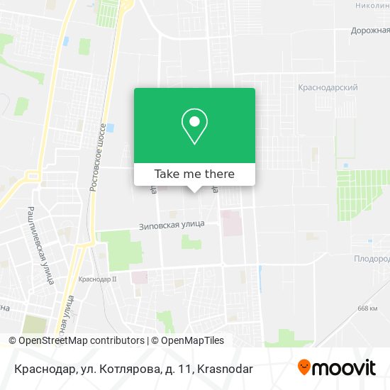 Краснодар, ул. Котлярова, д. 11 map