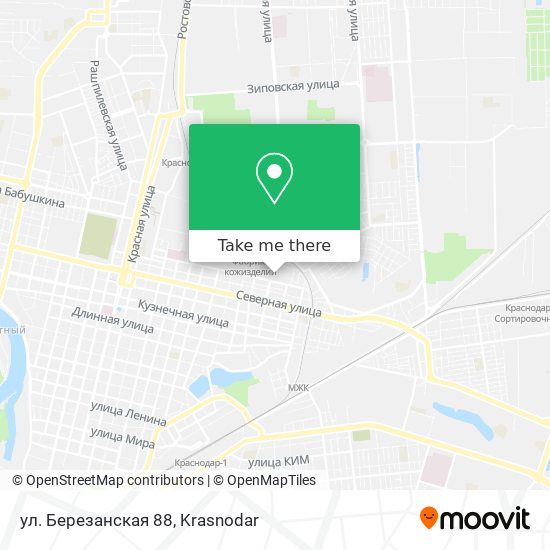 ул. Березанская 88 map