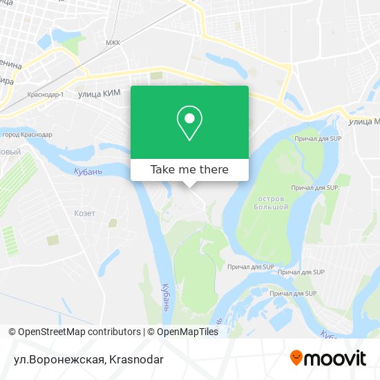 ул.Воронежская map