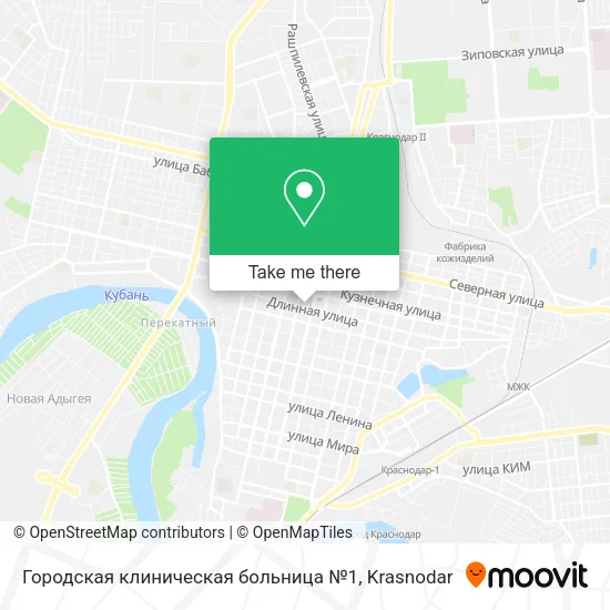 Городская клиническая больница №1 map