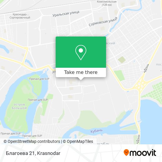 Благоева 21 map
