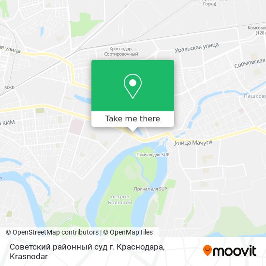 Советский районный суд г. Краснодара map