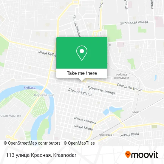 113 улица Красная map