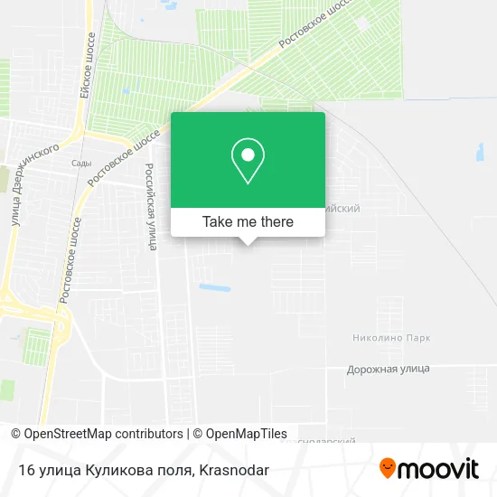 16 улица Куликова поля map