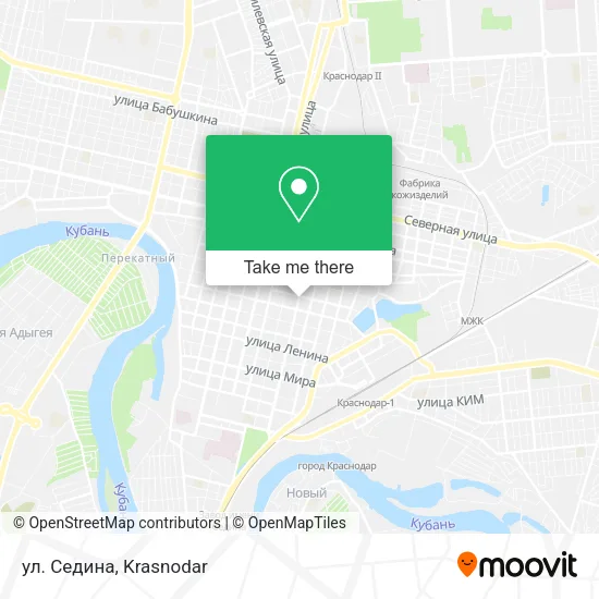 ул. Седина map