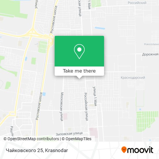 Чайковского 25 map