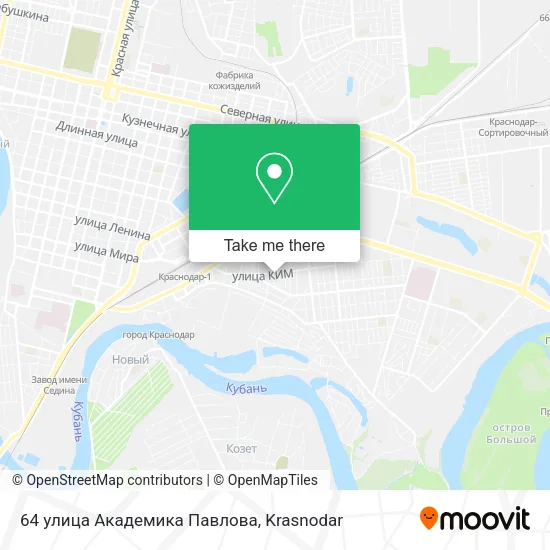 64 улица Академика Павлова map