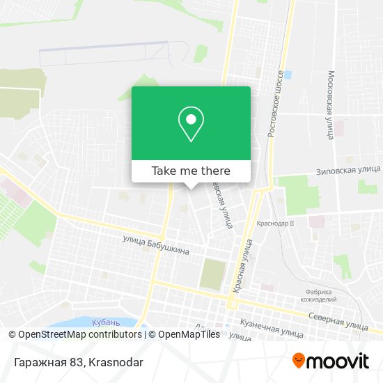 Гаражная 83 map