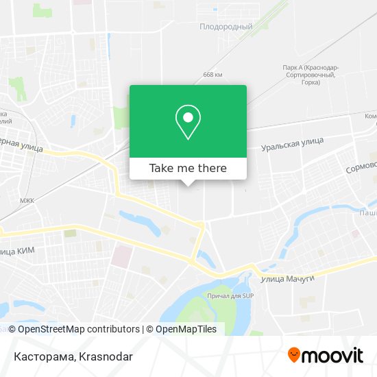 Касторама map
