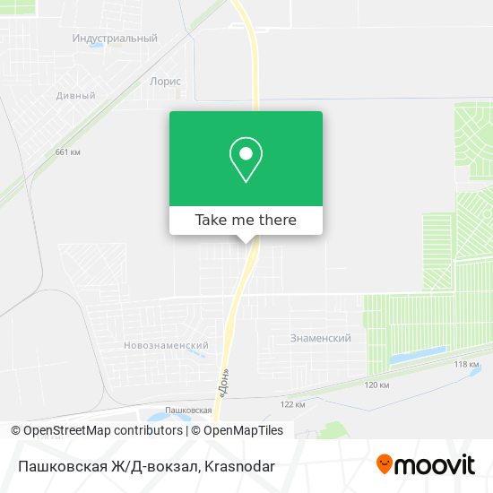 Пашковская Ж/Д-вокзал map