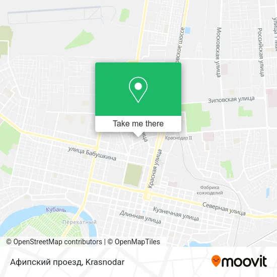 Афипский проезд map