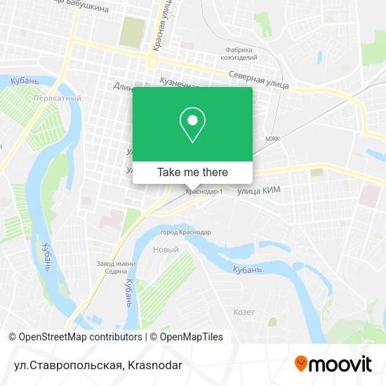 ул.Ставропольская map