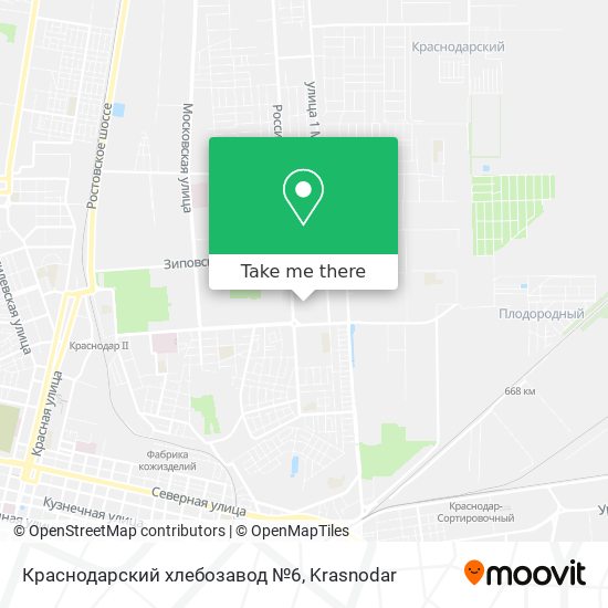 Краснодарский хлебозавод №6 map