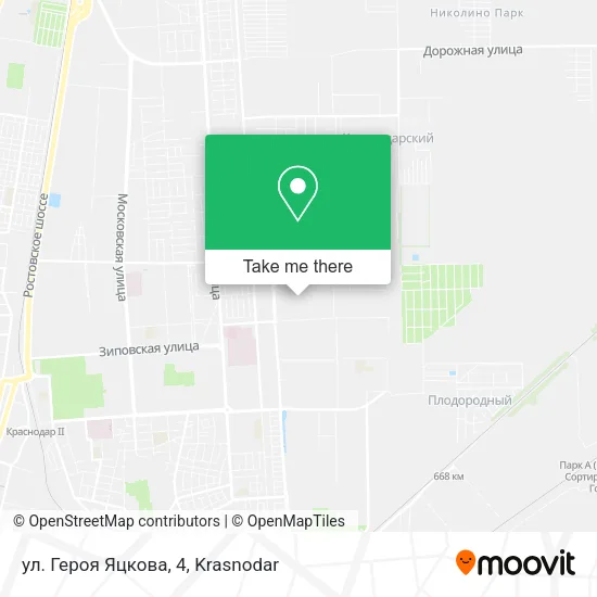 ул. Героя Яцкова, 4 map