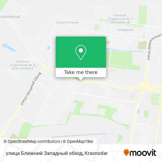 улица Ближний Западный обход map