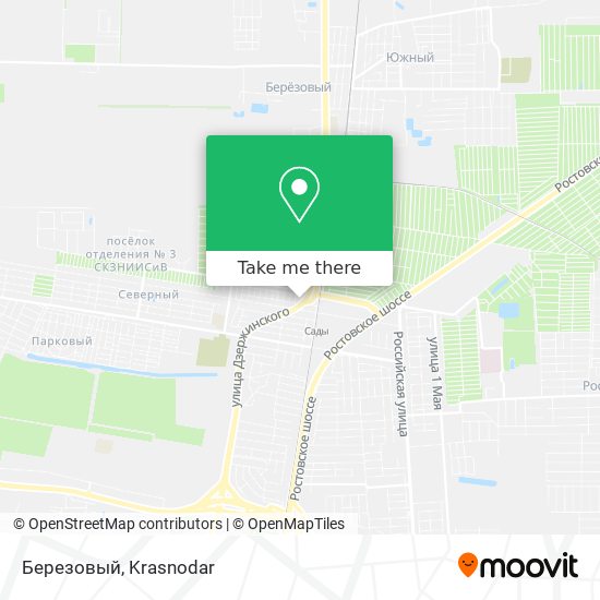 Березовый map