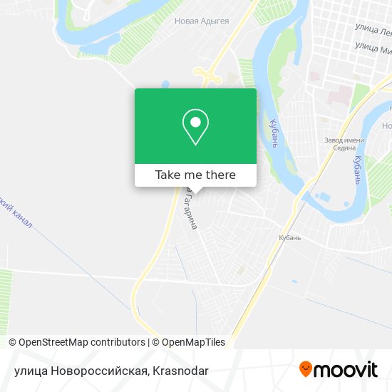 улица Новороссийская map