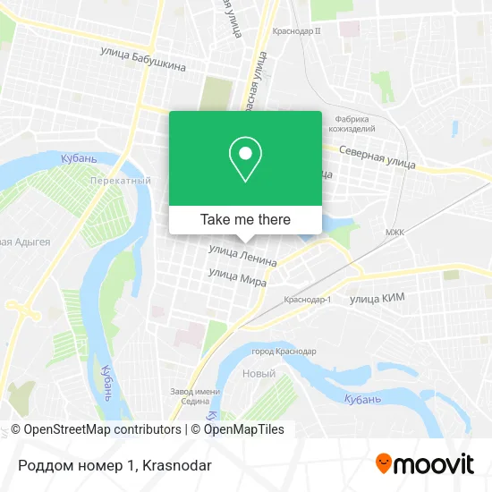 Роддом номер 1 map