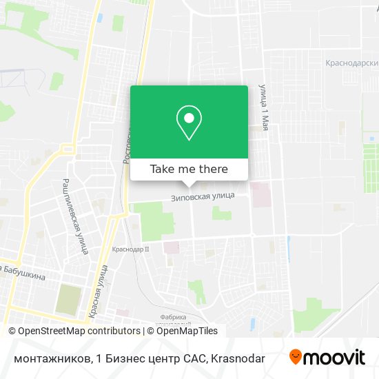 монтажников, 1 Бизнес центр САС map