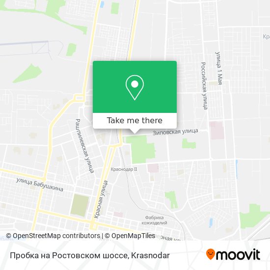 Пробка на Ростовском шоссе map