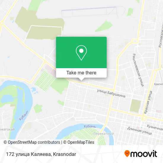 172 yлица Каляева map