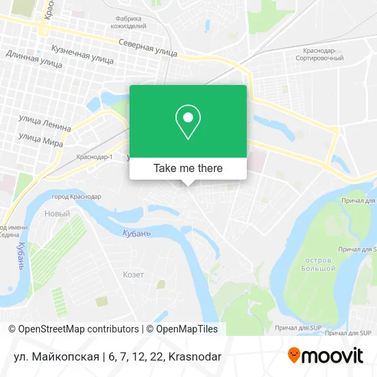 ул. Майкопская | 6, 7, 12, 22 map