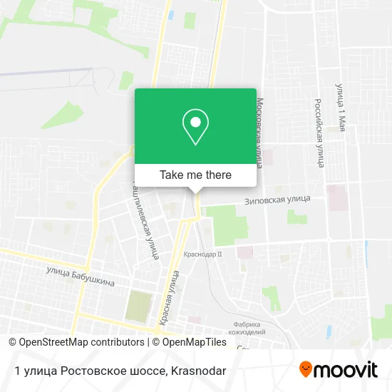 1 улица Ростовское шоссе map
