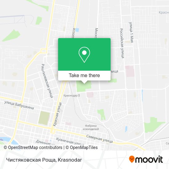 Чистяковская Роща map