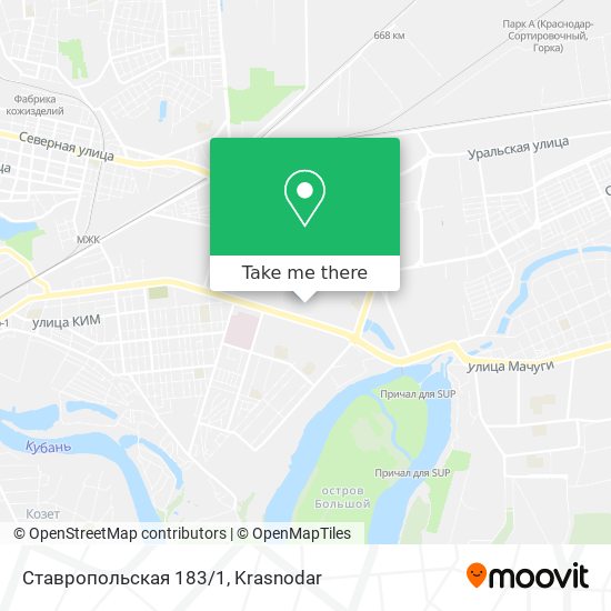 Ставропольская 183/1 map