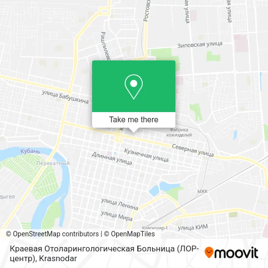 Краевая Отоларингологическая Больница (ЛОР-центр) map