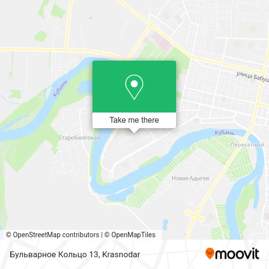 Бульварное Кольцо 13 map