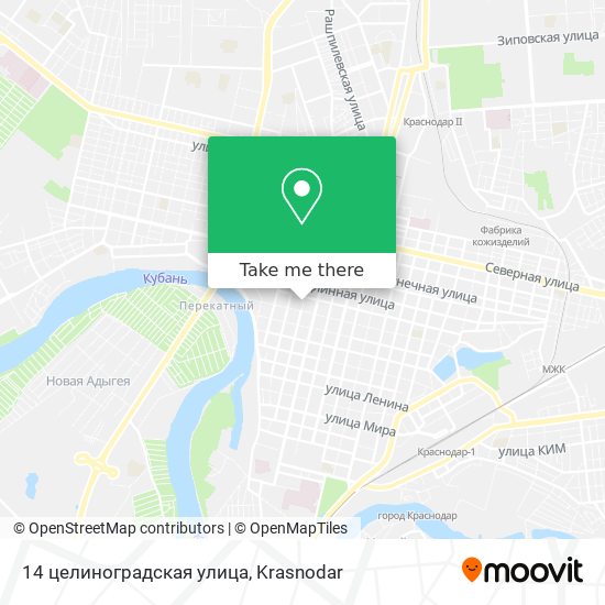 14 целиноградская улица map