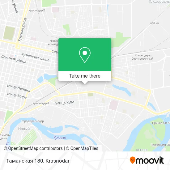 Таманская 180 map