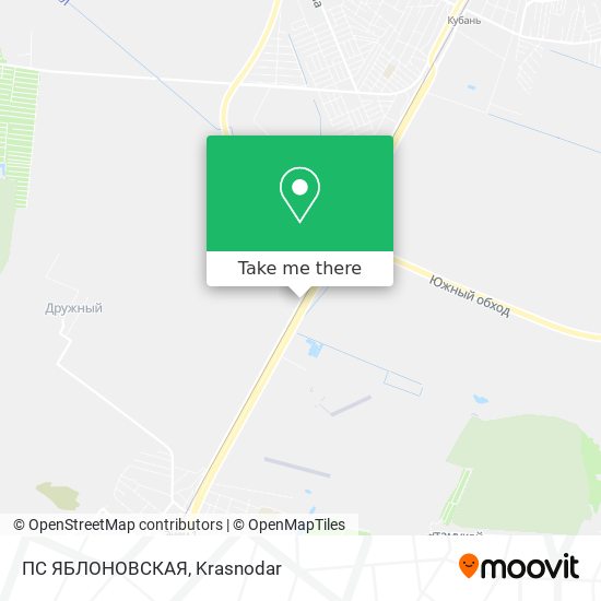 ПС ЯБЛОНОВСКАЯ map