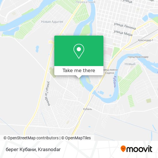берег Кубани map