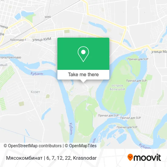 Мясокомбинат | 6, 7, 12, 22 map