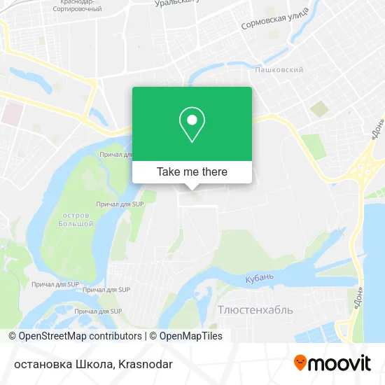 остановка Школа map