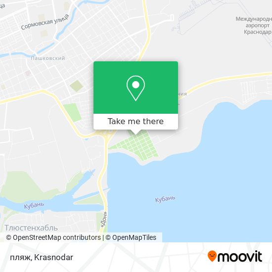 пляж map