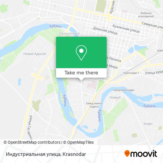 Индустриальная улица map