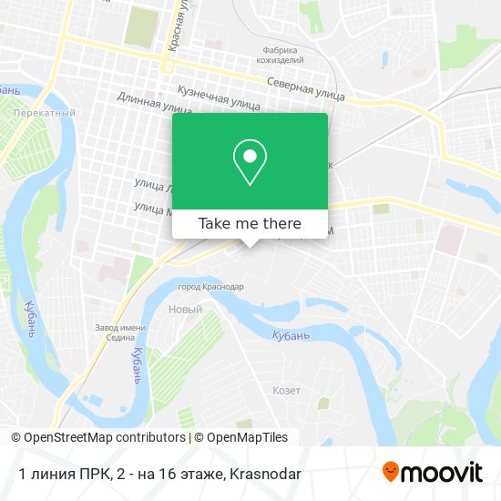 1 линия ПРК, 2 - на 16 этаже map