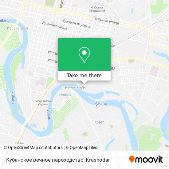 Кубанское речное пароходство map