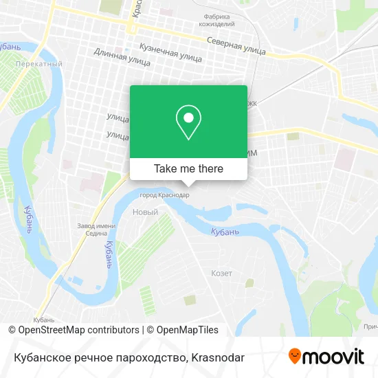 Кубанское речное пароходство map