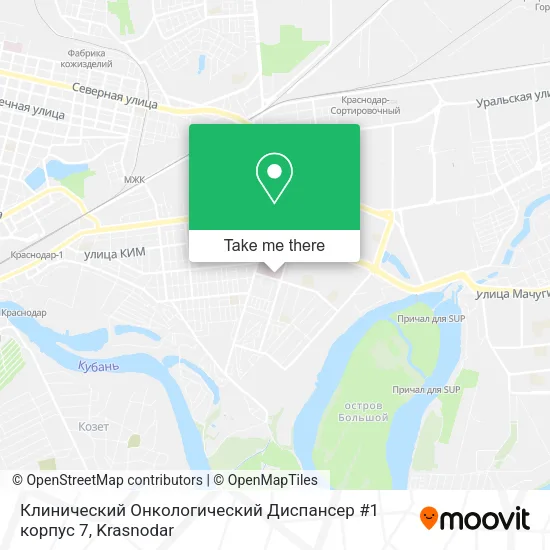 Клинический Онкологический Диспансер #1 корпус 7 map
