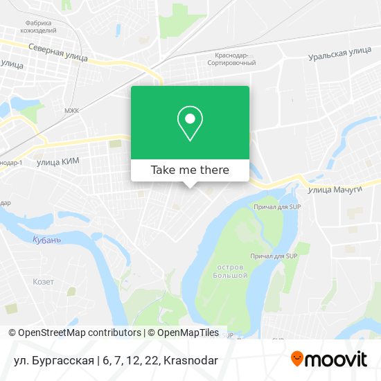 ул. Бургасская | 6, 7, 12, 22 map