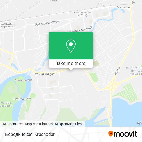 Бородинская map
