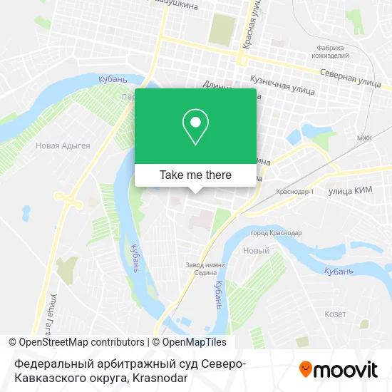 Федеральный арбитражный суд Северо-Кавказского округа map