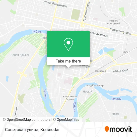 Советская улица map